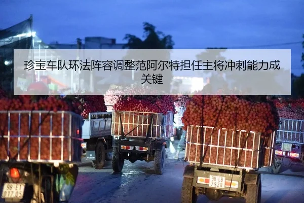 珍宝车队环法阵容调整范阿尔特担任主将冲刺能力成关键（yaxin）